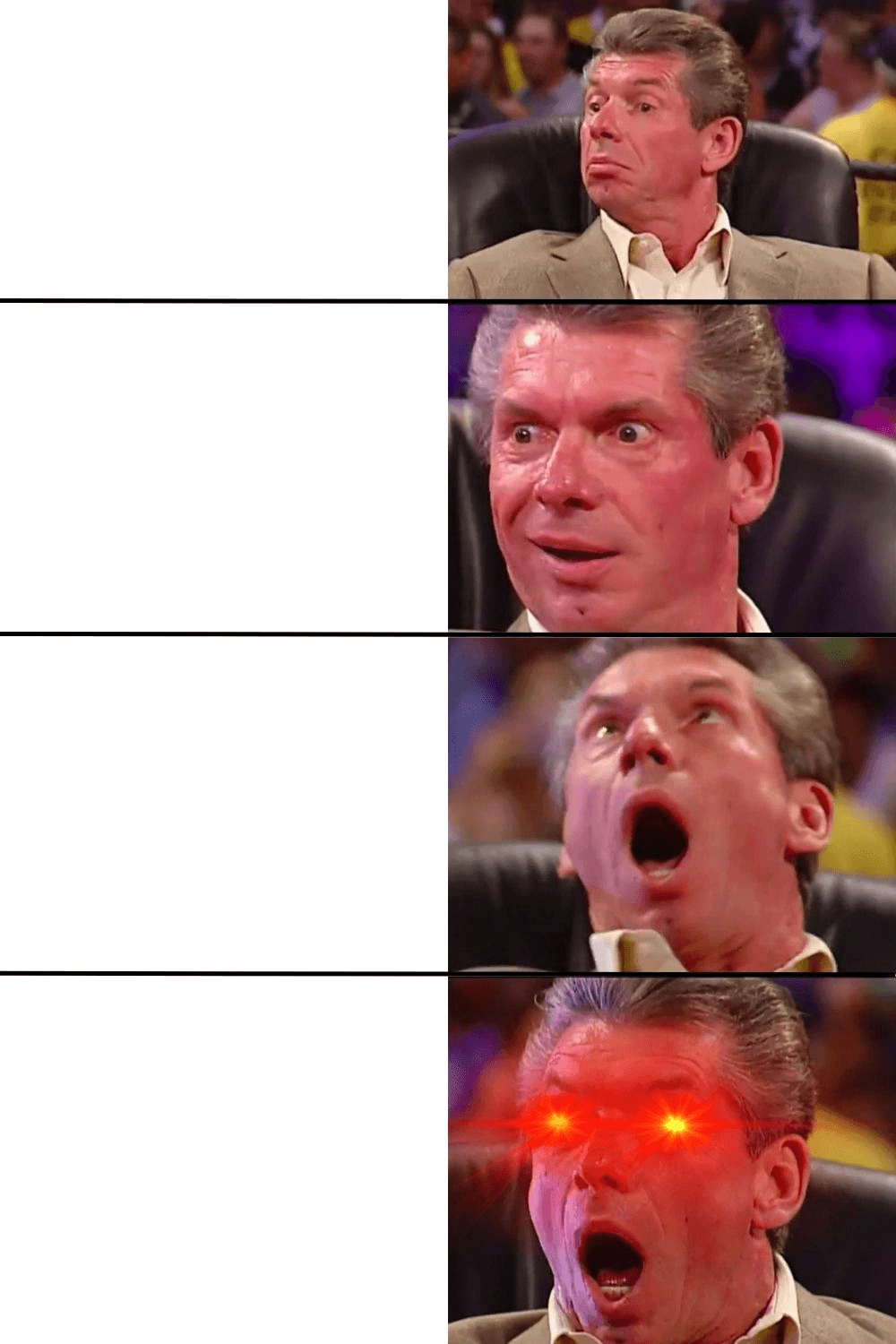 Vince McMahon Reaction Meme Template